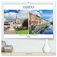 Amiens - Capitale de la Somme  (Calendrier mural 2026 DIN A2 vertical) calendrier de bureau