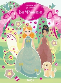 J'HABILLE ET JE COLORIE : LES PRINCESSES