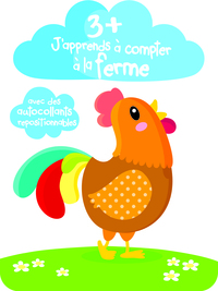 3+ j'apprends à compter à la ferme - poule