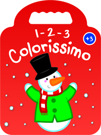 Rouge bonhomme de neige 3+ 1 2 3 colorissimo
