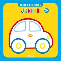 BLOC A COLORIER JUNIOR DES 3 ANS (VOITURE)