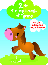 2+ j'apprends à compter à la ferme - cheval