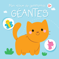 2+ chat mon album de gommettes géantes