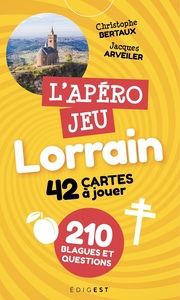 L'APERO JEU LORRAIN - 42 CARTES A JOUER - 210 BLAGUES ET QUESTIONS