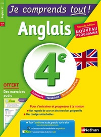 Je comprends tout ! Anglais 4E