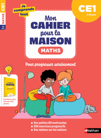 Mon cahier pour la maison - Maths CE1