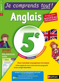 Je comprends tout ! Anglais 5E