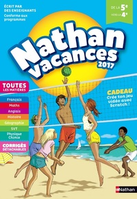 Cahier de Vacances 2017 Nathan vacances Toutes les matières De la 5e vers la 4e