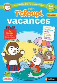 MON T'CHOUPI VACANCES 3-4 ANS