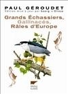 Grands échassiers, gallinacés, râles d'Europe