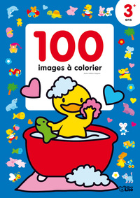 100 IMAGES A COLORIER : LE CANARD DANS SA BAIGNOIRE