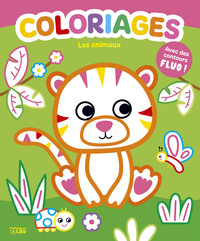 COLORIAGE BORD FLUO ANIMAUX
