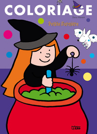 COLORIAGE PETITS PERSONNAGES : PETITE SORCIERE