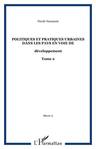 Politiques et pratiques urbaines dans les pays en voie de