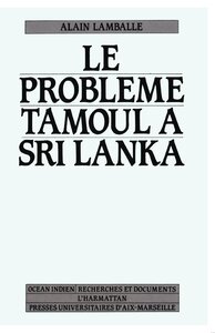 Le problème Tamoul au Sri-Lanka