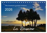 La Rèunion - Côtes fantastiques et paysage montagneux (Calendrier de bureau 2026 DIN A5 vertical), CALVENDO calendrier mensuel