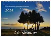 La Rèunion - Côtes fantastiques et paysage montagneux (Calendrier mural 2026 DIN A2 vertical), CALVENDO calendrier mensuel