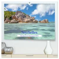 Seychelles - Des îles de rêve dans l'océan Indien  (Calendrier mural 2026 DIN A2 vertical) calendrier de bureau