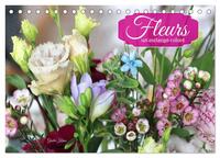 Fleurs - un mélange coloré (Calendrier de bureau 2026 DIN A5 vertical), CALVENDO calendrier mensuel