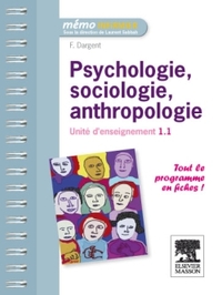 PSYCHOLOGIE, SOCIOLOGIE, ANTHROPOLOGIE - UNITE D'ENSEIGNEMENT 1.1