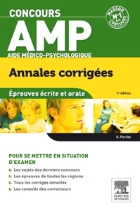 CONCOURS AMP AIDE MEDICO-PSYCHOLOGIQUE ANNALES CORRIGEES