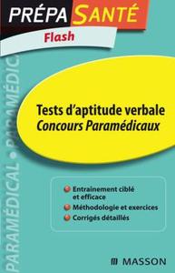 FLASH TESTS D'APTITUDE VERBALE CONCOURS PARAMEDICAUX