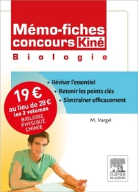 MEMO-FICHES CONCOURS KINE. PACK 2 VOLUMES. BIOLOGIE - PHYSIQUE/CHIMIE