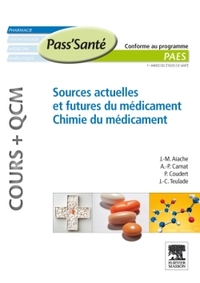 SOURCES ACTUELLES ET FUTURES DU MEDICAMENT - CHIMIE DU MEDICAMENT (COURS + QCM) - COURS+QCM