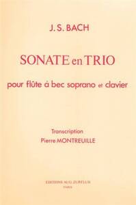 SONATE EN TRIO FLUTE A BEC