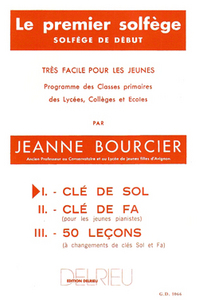 PREMIER SOLFEGE VOL.1 - CLE DE SOL