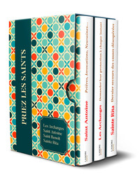 PRIERES, NEUVAINES ET LITANIES - COFFRET DE 4 LIVRES - LES ARCHANGES - SAINT ANTOINE - SAINT BENOIT