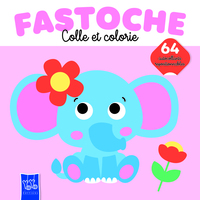 L'ELEPHANT - FASTOCHE COLLE ET COLORIE