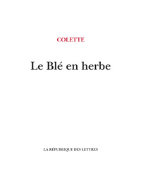 Le Blé en herbe