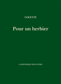 Pour un herbier