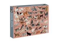 Iconic Cats: 1000 piece jigsaw puzzle /anglais