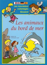 Les animaux du bord de mer - Coloriages