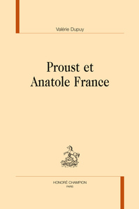 PROUST ET ANATOLE FRANCE