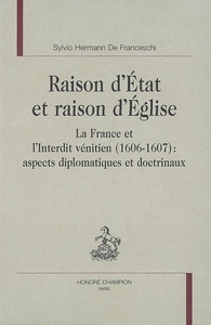 Raison d'État et raison d'Église
