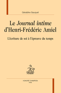 Le Journal intime d’Henri-Frédéric Amiel