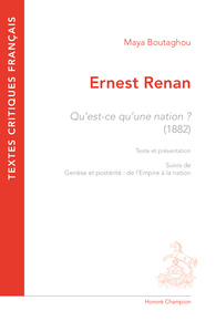 ERNEST RENAN, QU'EST-CE QU'UNE NATION ? (1882)