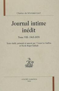 Journal intime inédit T8 et dernier