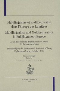 Multilinguisme et multiculturalité dans l'Europe des Lumières