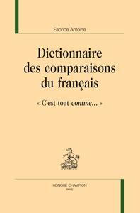 Dictionnaire des comparaisons du français