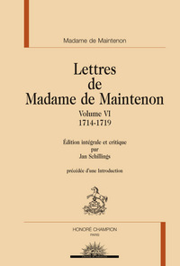 Lettres de madame de Maintenon