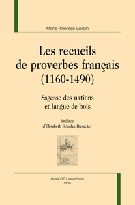 Les recueils de proverbes français (1160-1490)