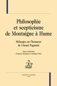 Philosophie et scepticisme de Montaigne à Hume