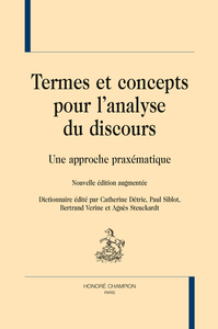 Termes et concepts pour l'analyse du discours - une approche praxématique