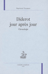 Diderot jour après jour - Chronologie