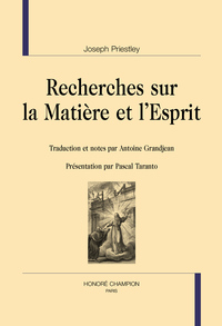 RECHERCHES SUR LA MATIÈRE ET L'ESPRIT