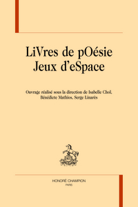Livres de poésie, jeux d'espace